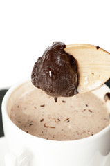 Tasse de chocolat chaud