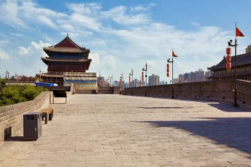 Rolgordijnen Xian - ancient city wall © lapas77