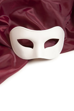 White theatrical mask