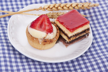 cakes isolated