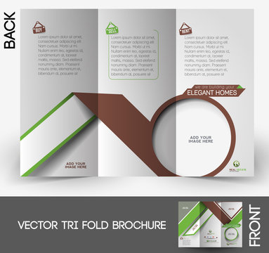 Real Estate Tri-Fold Mock up & Brochure Design