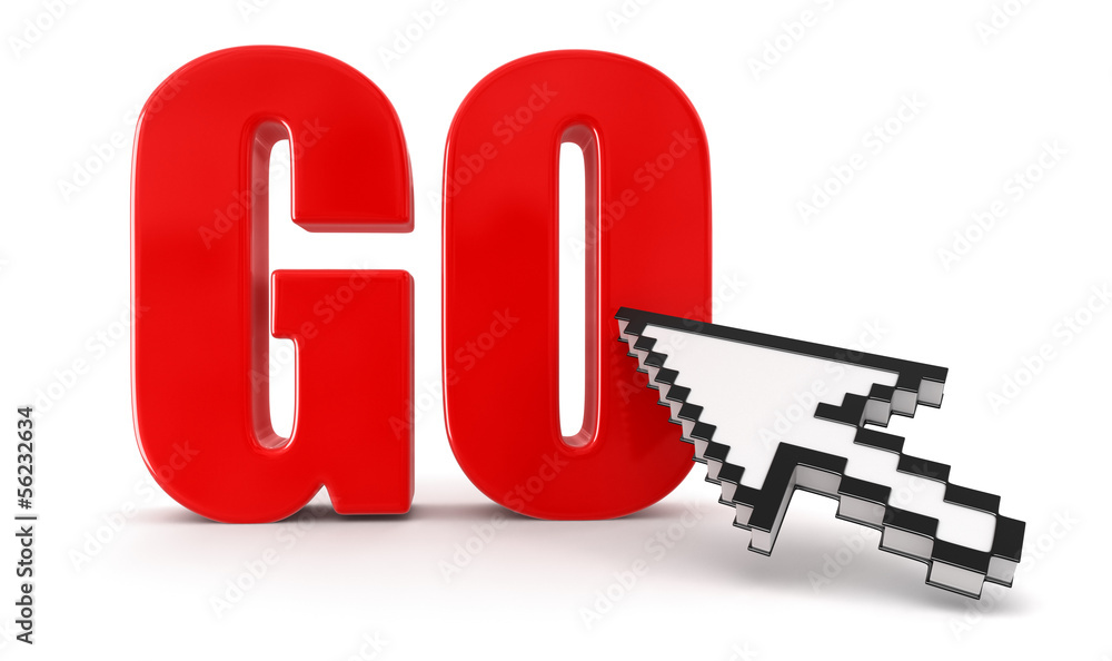 Poster go and cursor (clipping path included)