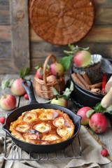 rustic apples pie