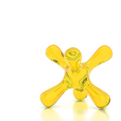 Reflective molecular structure