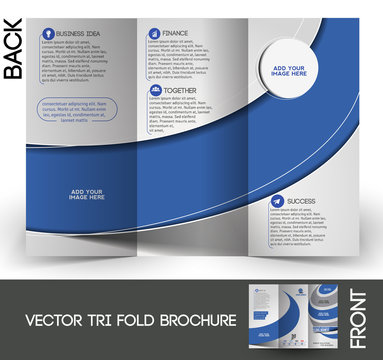 Corporate Business Tri-Fold Mock up & Brochure Design