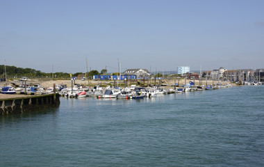 Fototapeta na wymiar Marina w Crawley. Sussex. Anglia