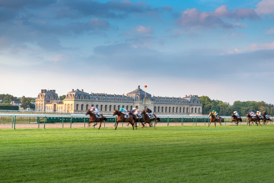 Horserace in Chantilly