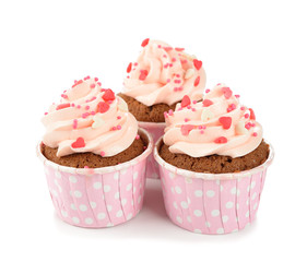 pink cupcakes