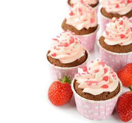 pink cupcakes