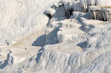 Hot springs and travertines in Pammukale, Turquey