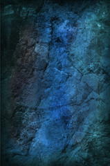 Blue Grungy Stone Background