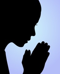 girl praying