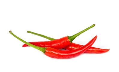 Fotobehang red hot chili pepper. © tropper2000