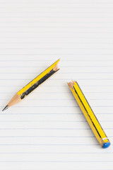 Broken pencil