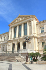 Fototapeta na wymiar Place du Palais de Justice de Nice
