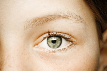 Auge eines Mädchen