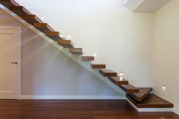 Bright space - modern staircase