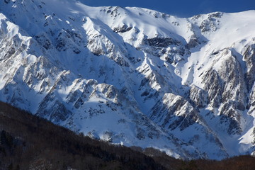 初冬の白馬岳