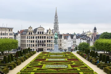 Photo sur Plexiglas Bruxelles The Mount of the Arts in Brussels, Belgium.