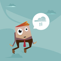Cloud Computing office man