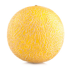 ripe melon isolated on white background