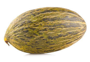 ripe melon isolated on white background