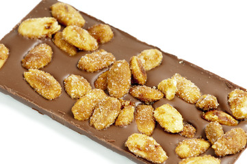 Chocolat amandes caramélisé