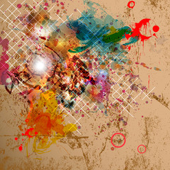 Abstract background with grunge design.