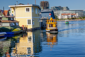 Floating Home Village Water Taxis Inner Harbor Victoria