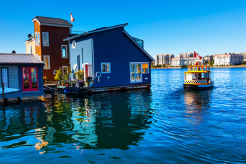 Floating Home Village Water Taxi Inner Harbor Victoria