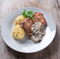 Delicious beef steak