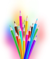Fototapeta premium Colour pencils
