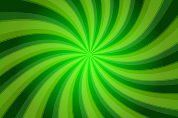 Abstract green background with twisted stripes