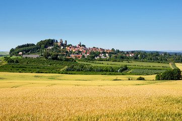 Fototapeta na wymiar Miasto Stolpen, obszar Drezno, Niemcy