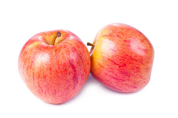 Fototapeta na wymiar Apples isolated on a white background.