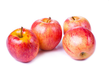 Apples isolated on a white background.