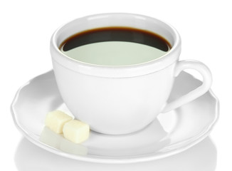 Coffee cup isolated on white