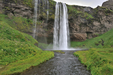 Iceland - Seljalandsfoss waterfall