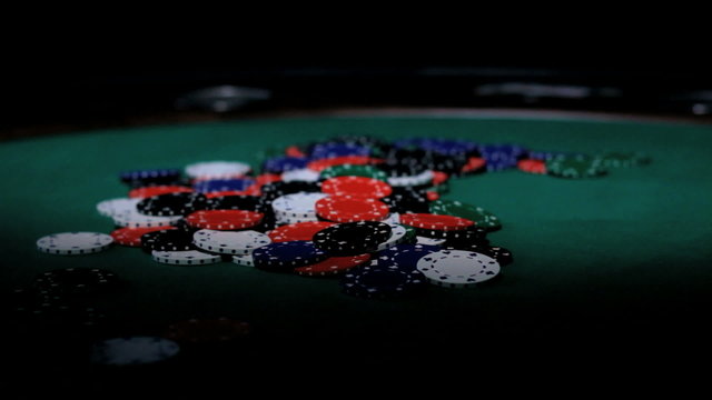 Color Chips. Poker.
