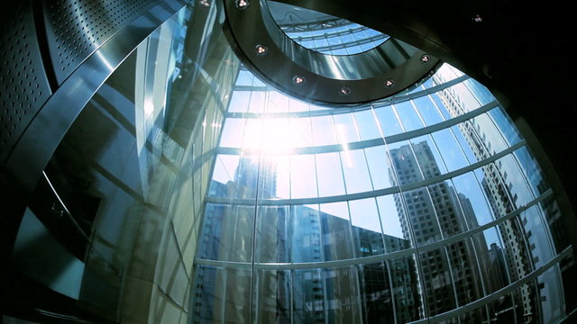 Financial City office Skyscraper Ascending City Elevator