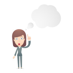 businesswoman in various poses for use in advertising,