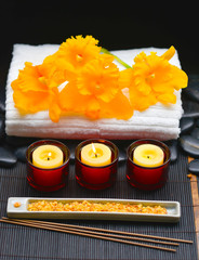 beautiful set for spa