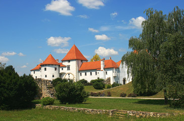 Fototapeta na wymiar Old Castle in Varazdin, Croatia