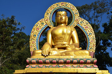 Непал,  Катманду,  статуя будды