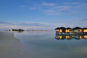tropical water home villas