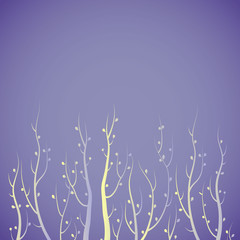 Tree branches. Seasonal abstract background.