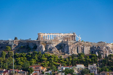 Naklejka premium The Acropolis of Athens. Greece.