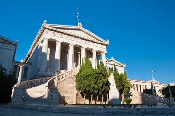 Deurstickers De Nationale Bibliotheek van Griekenland. Athene. © lornet
