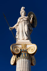 The statue of Athena. Athens, Greece. © lornet