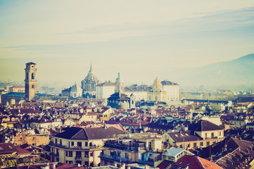 Turin view retro look